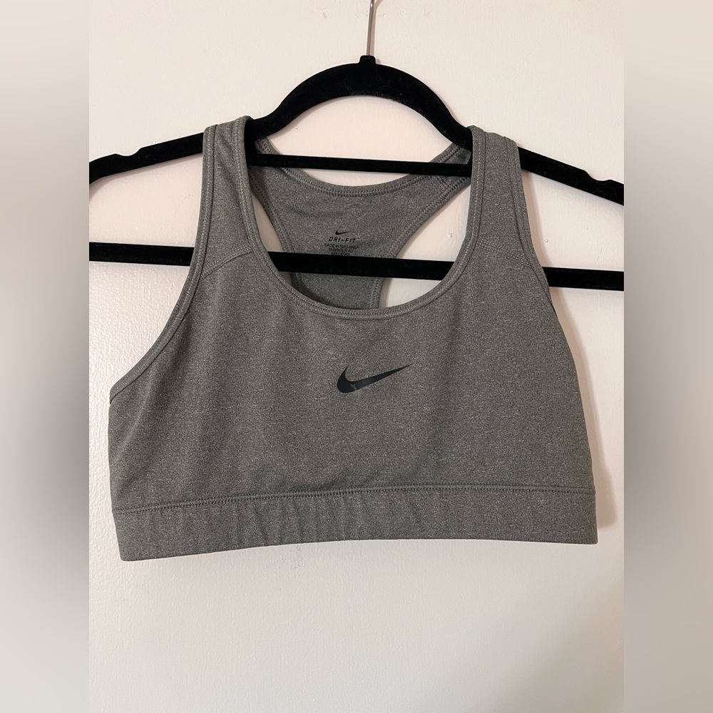 Nike Grey Sports Bra Medium